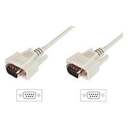 Digitus cavo prolunga per modem- mouse ecc. pin-to-pin (modem cable) 9 poli maschio/maschio mt.3 (ak 174 3m)