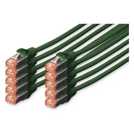 Cavo di Rete Cat6 S/Ftp S-Stp 1mt Verde