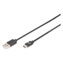 cavo usb 2.0 tipo-c / a maschio/maschio 4 mt 3a nero