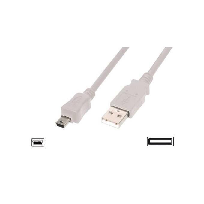 Cavo USB 2.0 A maschio/mini B 5 pin maschio 4,5 m Nero - Cavi USB