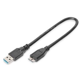 Digitus cavo usb 3.0 connettori usb a - micro usb "b" - lunghezza mt. 0,5