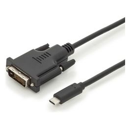 cavo usb tipo-c - dvi m/m, 2.0m, 1080p@60hz