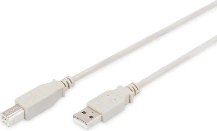 Digitus confezione 10 cavi usb 2.0 a-b maschio/maschio mt. 1,8 colore grigio