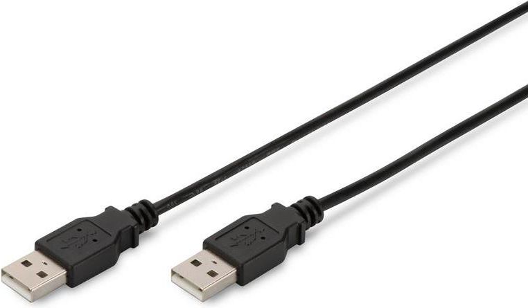 Digitus confezione 10 cavi usb 2.0 a-a maschio/maschio mt. 1,8 colore nero