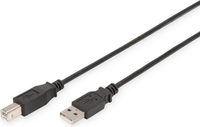Digitus confezione 10 cavi usb 2.0 a-b maschio/maschio mt. 1,8 colore nero