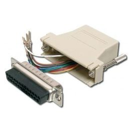 connettore modulare 25 poli maschio - 8 poli - rj45 (at-23054)