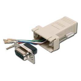 connettore modulare 9 poli maschio - 8 poli rj45 (at-23066)