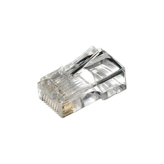Digitus connettore plug 8 poli cat. 5e utp non schermato rj45 per cavo rete flessibile (a-mo 8/8 sr)