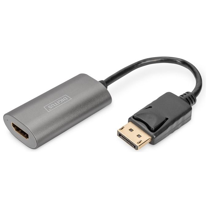 Digitus Convertitore Displayport - Hdmi 20cm 8k-60hz Grigio