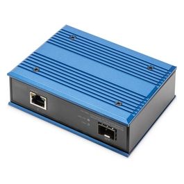 Convertitore Multimediale Industriale da 10/100/1000 Base-tx a 1000 Base-fx
