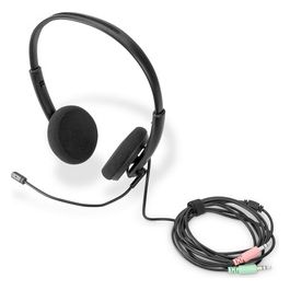 DA12202 Cuffie per Ufficio On Ear con Riduzione del Rumore Stereo 3.5mm