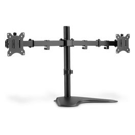 DA90401 Porta Monitor Doppio con Piedistallo 17/32" 2x8Kg Max Nero