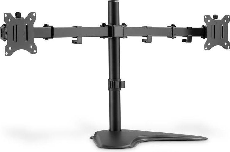 Digitus DA90401 Porta Monitor Doppio con Piedistallo 17/32'' 2x8Kg Max Nero