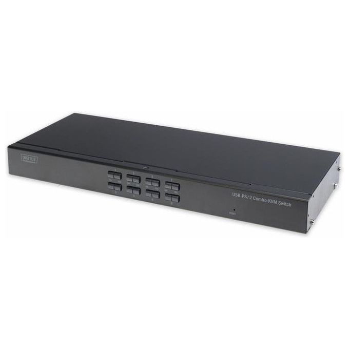 Digitus Data Switch per 8 Pc con 1 Mouse 1 Tastiera Ps2 o Usb 1 Monitor Vga