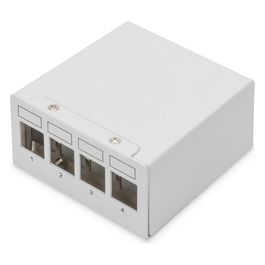Desktop Modular Blank Patch Panel Schermato 4-Porte