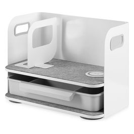 Desktop Organizer con Caricatore Qi