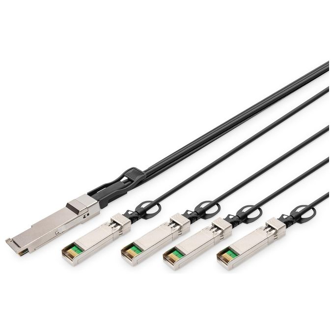 Digitus Direct Attach Cable 40g Qsfp To 4xsfp 1mt
