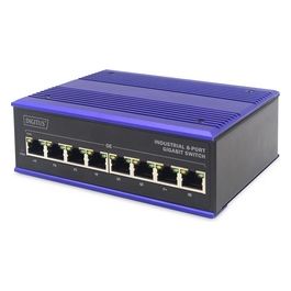 Digitus DN-651119 Switch di Rete Gigabit Ethernet 10/100/1000 Nero/Blu