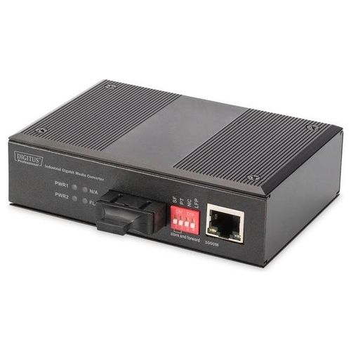 Digitus DN-652101 Convertitore Multimediale di Rete 1000Mbit/s 850nm Modalita' Multipla Nero