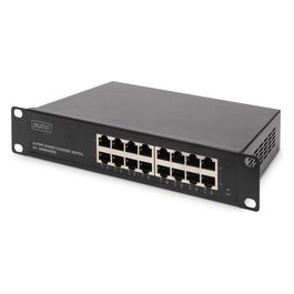 DN-80115 Switch di Rete Non Gestito Gigabit Ethernet 10/100/1000 Nero 1U