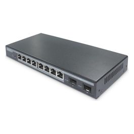 DN-95344 Switch di Rete Gestito L2 Gigabit Ethernet 10/100/1000 Nero Supporto Power over Ethernet
