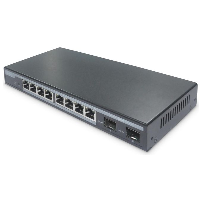 Digitus DN-95344 Switch di Rete Gestito L2 Gigabit Ethernet 10-100-1000 Nero Supporto Power over Ethernet