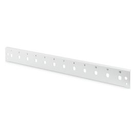DN-96204-QL Pannello Frontale Fibra Ottica 1U 12x St Sx Verticale Grigio Ral 7035