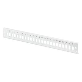 DN-96207-QL Pannello Frontale Fibra Ottica 1U 24x Lc Dx Sc Sx E2000 Sx Verticale Grigio Ral 7035