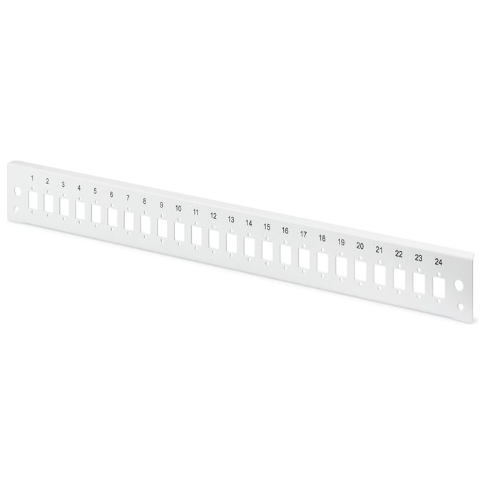 Digitus DN-96207-QL Pannello Frontale Fibra Ottica 1U 24x Lc Dx Sc Sx E2000 Sx Verticale Grigio Ral 7035