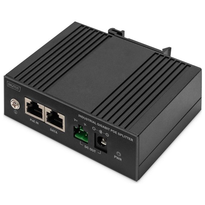 Digitus DN651140 Splitter Poe Gigabit Ethernet Industriale 60W