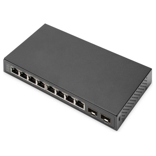 Digitus DN80067 Switch 8P 2SFP GE 8 x 10/100/1000 Mbit/s  Porte Uplink 2SFP