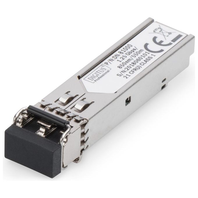 Digitus DN8100004 Modulo Mini Gbic Sfp con Compatibilita' HP-HPE 1.25 Gb-s 0.55Km