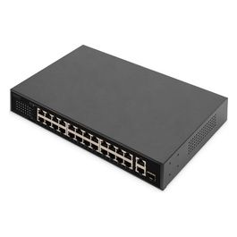 DN95356 Switch 24 Porte Fe Poe 2 Uplink Ports (Sfp / Rj45)