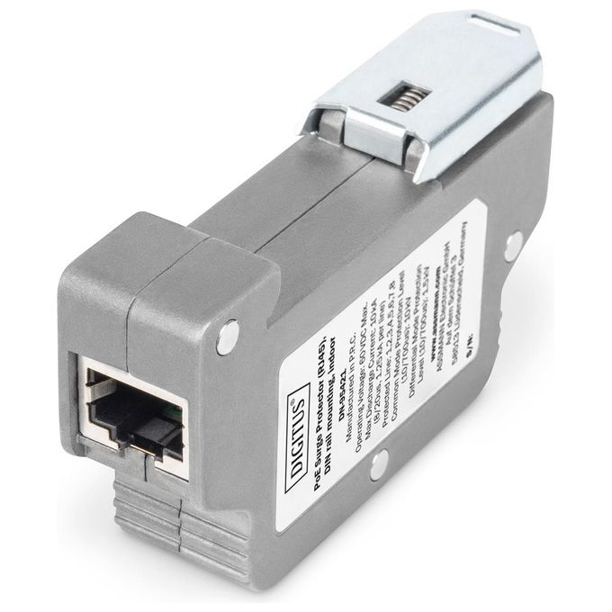 Digitus DN95421 Surge Protector Poe (Rj45) Montaggio Su Guida Din Indoor