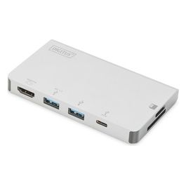 Docking Station Usb Tipo C con 6 Porte Usb Hdmi Tipo C Lettore Card