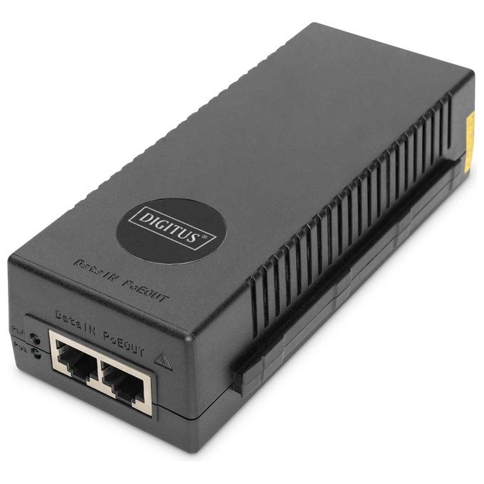 Digitus Iniettore 10 Poe+ Ethernet Gigabit 802.3at Pin di Alimentazione: 3-6(+) 1-2(-) 30W