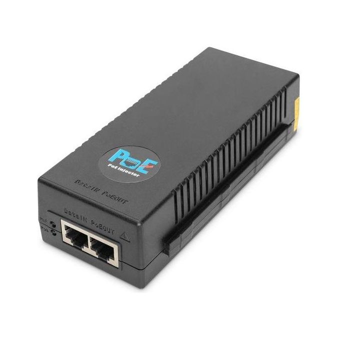 Digitus Iniettore 10 Poe+ Ethernet Gigabit 802.3at Pin di Alimentazione: 3/6(+) 1/2(-) 30W