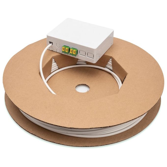Digitus Kit di Installazione Fttx Completo di Terminali 4 Fibre Spina Lc-Apc Lunghezza 70mt