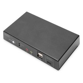 Digitus Kvm-Switch 2-Porte 4k 30hz Usb-C/Usb/Hdmi In/Out