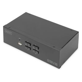 Digitus KVM-Switch 4-Porte Dual-Display 4K HDMI