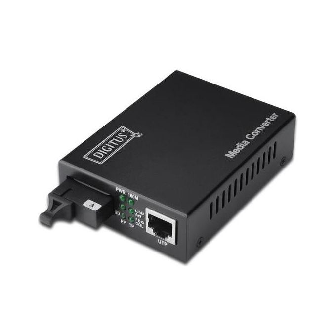 Digitus media converter singlemode bidirezionale wdm tx 1310nm - rx 1550nm