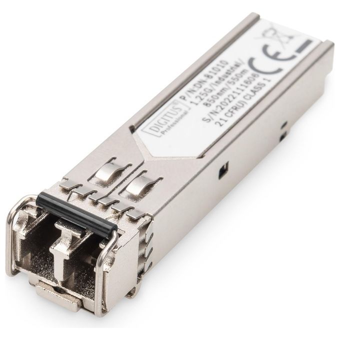 Digitus modulo mini gbic (sfp) industriale multimode, lc 1,25 gbps 0,55 km