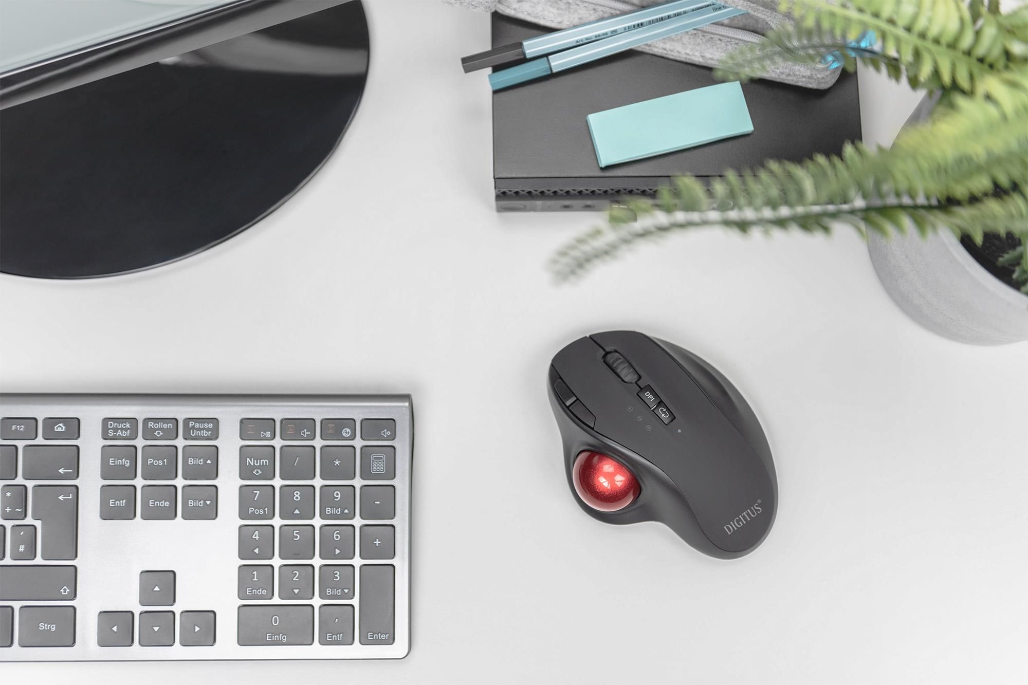 Digitus mouse wireless ergonomico verticale