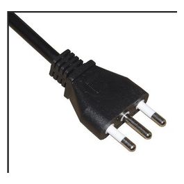 Multipresa 5 Prese Universali Ita/Schuko 10/16 A Spina 16 A con Interruttore Cavo 3mt Nero