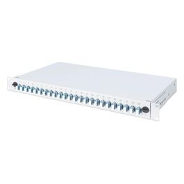 Pannello Estraibile 19" per Fibra Ottica con 24 connettori Lc Os2 Singlemode