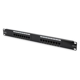 pannello patch 19'' non schermato utp 16 porte 8 poli rj45 per reti categoria 6 - 1 unita'