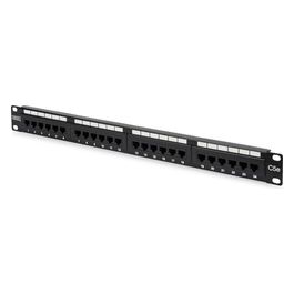 pannello patch 19'' non schermato utp 24 porte 8 poli rj45 per reti categoria 5e - 1 unita'