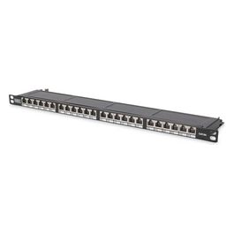 pannello patch 24 porte cat6 0,5 unita' schermato