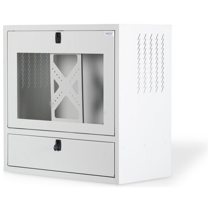 Digitus Postazione di Lavoro per Installazione a Parete con Supporto per Schermo Integrato