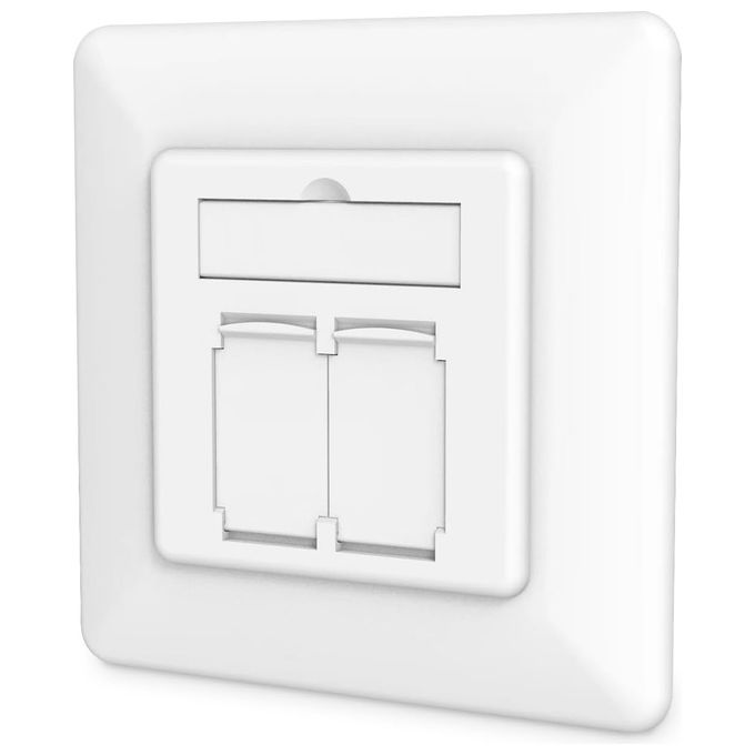 Digitus Presa di Rete Cat 6a EaCompatibile con Vari Design Schermata a Incasso